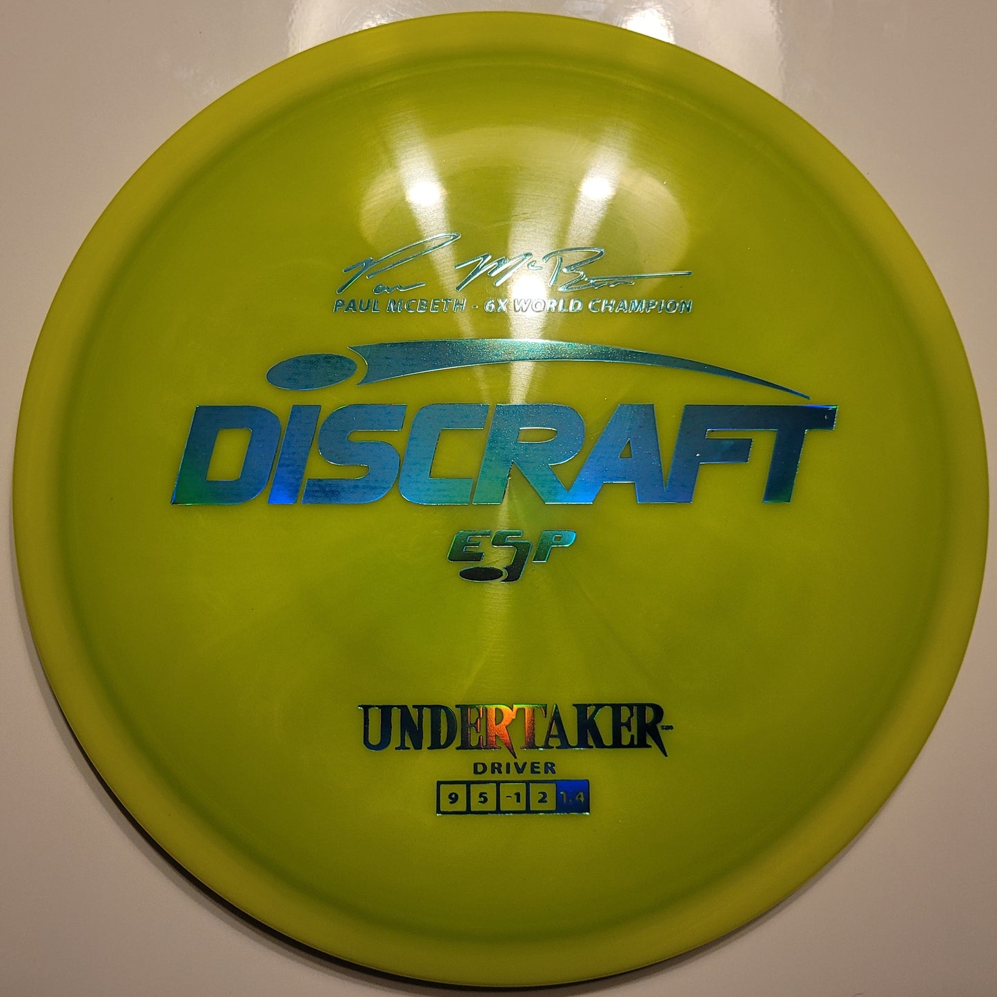 Discraft Undertaker Paul Mcbeth 6X