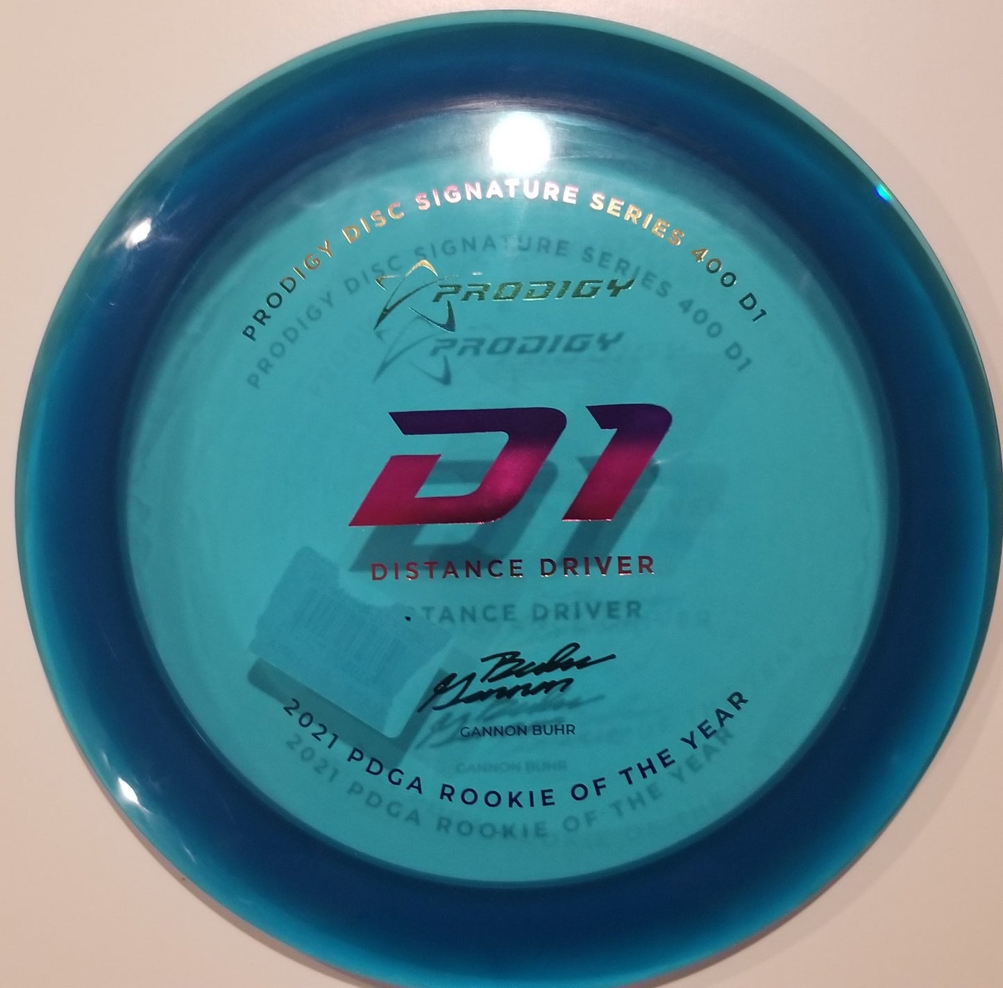 Prodigy D1 Gannon Buhr 2021 Rookie Of The Year