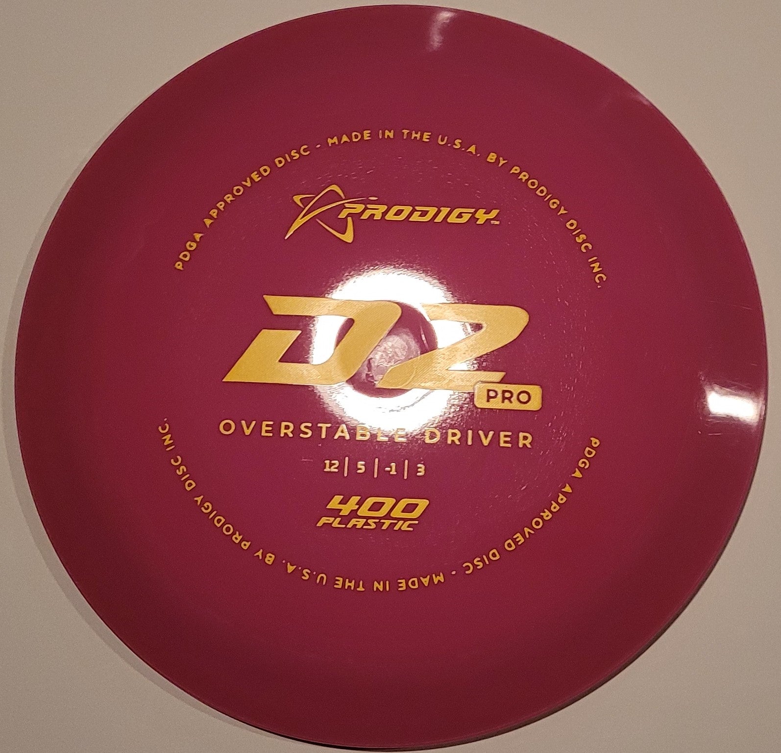 Prodigy Queen Prodigy 400 D2 Pro 13.99 – Queen City Disc Golf